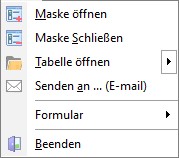 Menu Datei